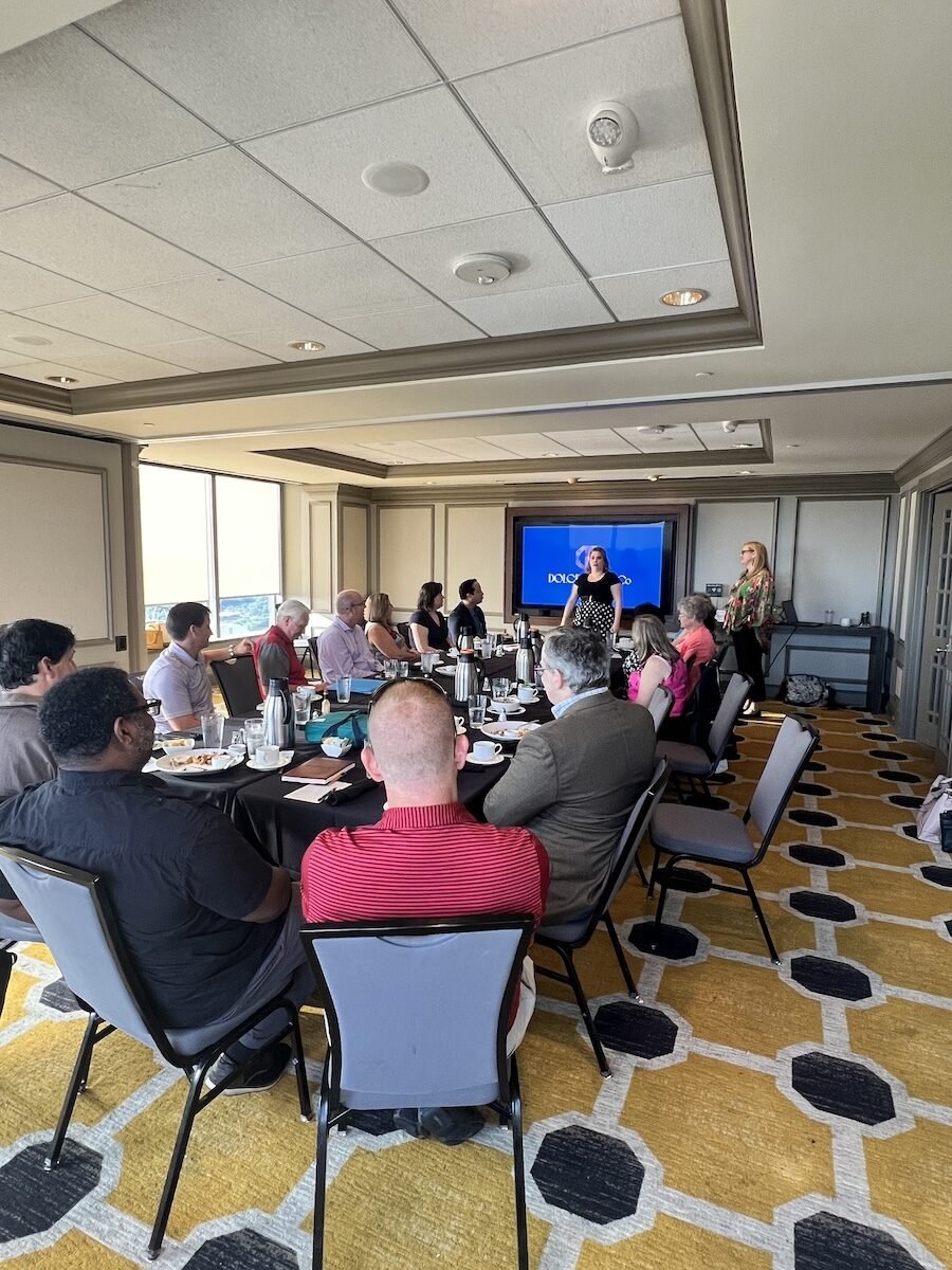 LeadsOne members gathered at a meeting
